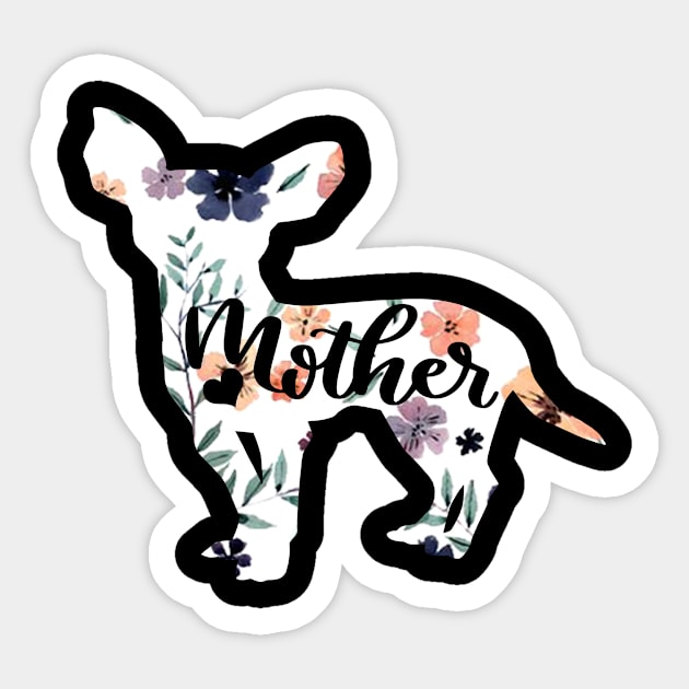 Chihuahua Mama Mom Dog Cute Mothers Day Gift Sticker by Simpsonfft